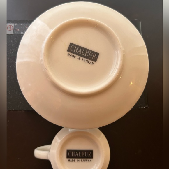 Chaleur D Burrows Espresso Demitasse Hopper Cup/Matching Saucer - Picture 9 of 12